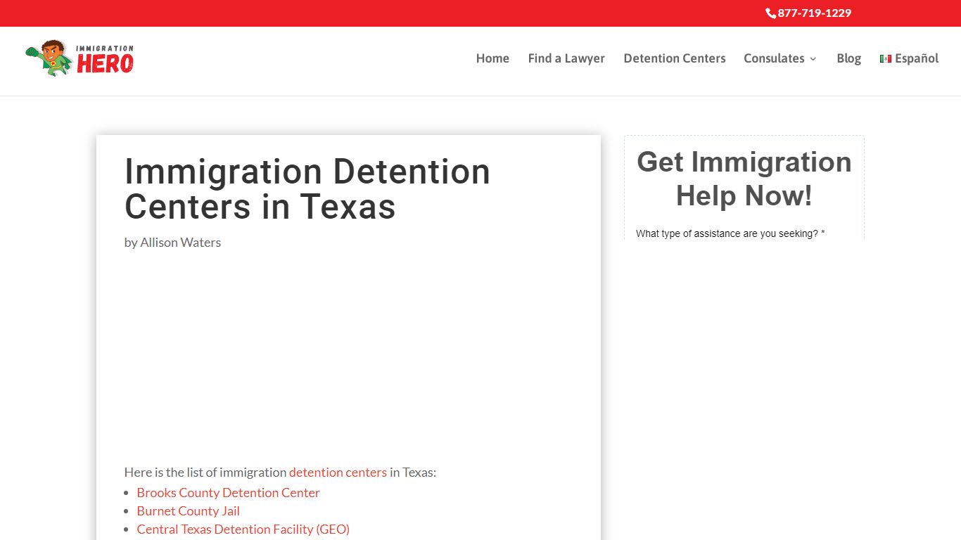 Immigration Detention Centers in Texas - Immigration Hero